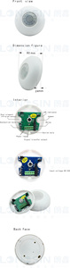 360 Degree Wide Range Passive Infrared <strong>Motion</strong> <strong>Sensor</strong> Detector Alarm for Home and Business Security