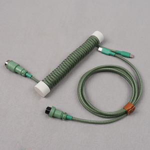 Keyboard Type c to Usb c Aviation Coiled <strong>Cable</strong> Keyboard Usbc Aviation Coiled <strong>Cable</strong> Coiled Usb c <strong>Cable</strong> - Product Image 1