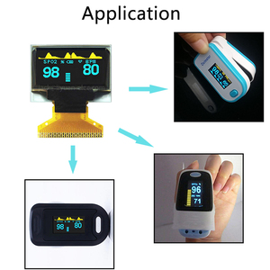 Display LCD OLED 0.96x64 piccolo da 128 pollici modulo Display Oled giallo/blu interfaccia SSD1306 SPI I2C - Product Image 2