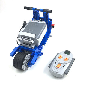 9686 RC APP Programm Rad motor Motorrad Elektro fahrrad Bausteine Kompatible Legoeds Wedo 9686 Assem bles Bricks Toys - Product Image 4