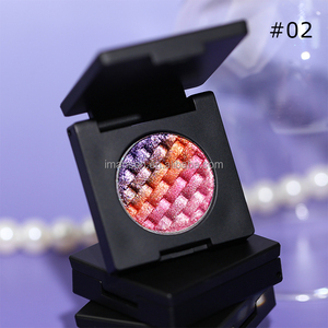 Новый тренд, частная марка, Шелковый прессованный пигмент, многохромный дуохромный цвет, меняющий цвет, радужная палитра теней для век - Product Image 6