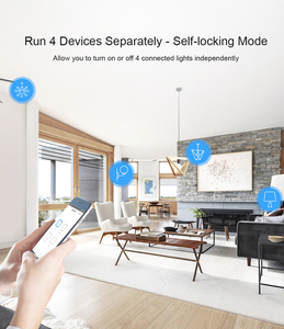 SONOFF 4CH <strong>R3</strong> Wifi Switch 4 Gang DIY Smart Switch APP <strong>Remote</strong> Switch Wireless Smart Home Controller Works With Alexa Goole Home - Product Image 5