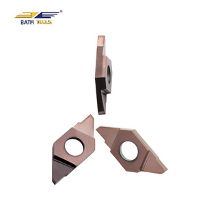 EATH TOOLS TKF12R200 Precision <strong>CNC</strong> Swiss-<strong>Type</strong> Lathe Machining Indexable Tungsten Carbide Cutting-off and Grooving <strong>Inserts</strong> - Product Image 2