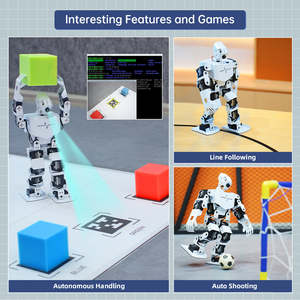 Hiwonder TonyPi AI vizyon tanıma ve izleme ses etkileşimi ahududu Pi 5 insansı Python programlama robotu okul için