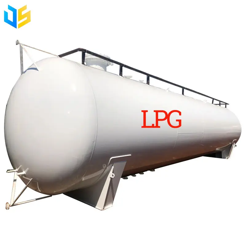 ASME standart tasarım LPG depolama propan gaz tankı 5000 litre mini pişirme gaz dolum tesisi