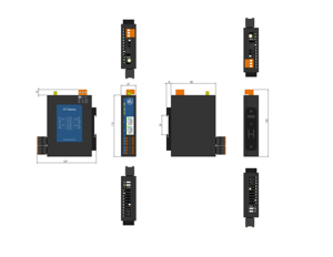 Milesgo BACnet Modbus a BACnet IP/MSTP Modbus RTU/TCP Recopilación DE DATOS BA Sistema Certificado CE BTL - Product Image 3