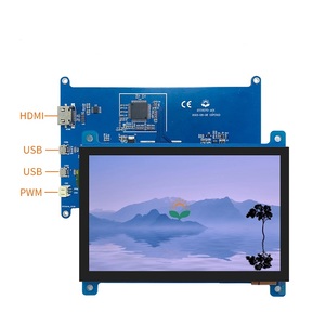 7 ''Raspberry Pi 4B Touch LCD-Display 1024*600 IPS LCD-Monitor mit hoher Auflösung 7 Zoll HDM-I USB Touch mit CE-Zertifizierung - Product Image 1