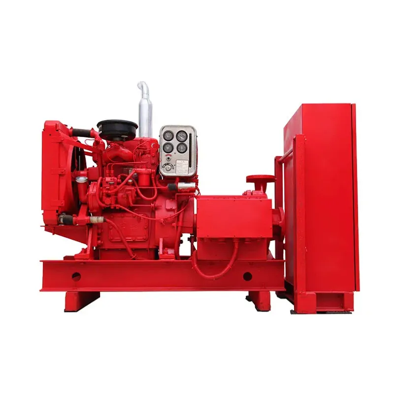 Factory Price 14/60-150W Type 1000GPM 220HP 7-10 Bar Portable Diesel Fire Pump for Fire Fighting Equipment