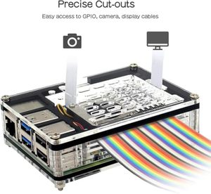 2GB 4GB 8GB Raspberry Pi 5 Basic Kit inklusive Raspberry Pi 5 Board Raspberry Pi 5 Gehäuse und Kühler für Raspberry Pi 5 KIT