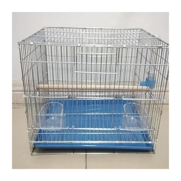 Hot Sale Custom Big Bird Aviary Large Cage on Wheels Outdoor Iron House Bungee Birds Cage