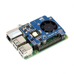 Raspberry Pi 4B scheda di espansione Poe Ethernet modulo di alimentazione con ventola di raffreddamento può collegare alla Shell ufficiale - Product Image 2
