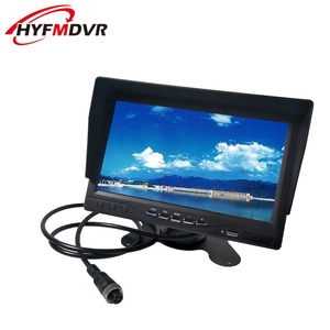 HYF-monitor lcd para reposacabezas de coche con interfaz de cabeza de aviación, interfaz RCA, interfaz BNC, vídeo de entrada y salida, 7 pulgadas, venta al por mayor - Product Image 4