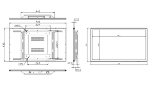 Monitor LCD TFT IPS de 31,5 "Interfaz VGA con resolución de 1920*1080 300NITs Monitor LCD TFT IPS de 31,5 pulgadas - Product Image 4