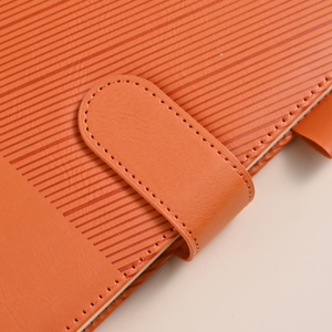 Color Customization Vegan Leather Hardcover Recipe Organizer <strong>Notebook</strong> with Spice Chart Pocket Kitchen Cooking Gift for Foodies - Product Image 5