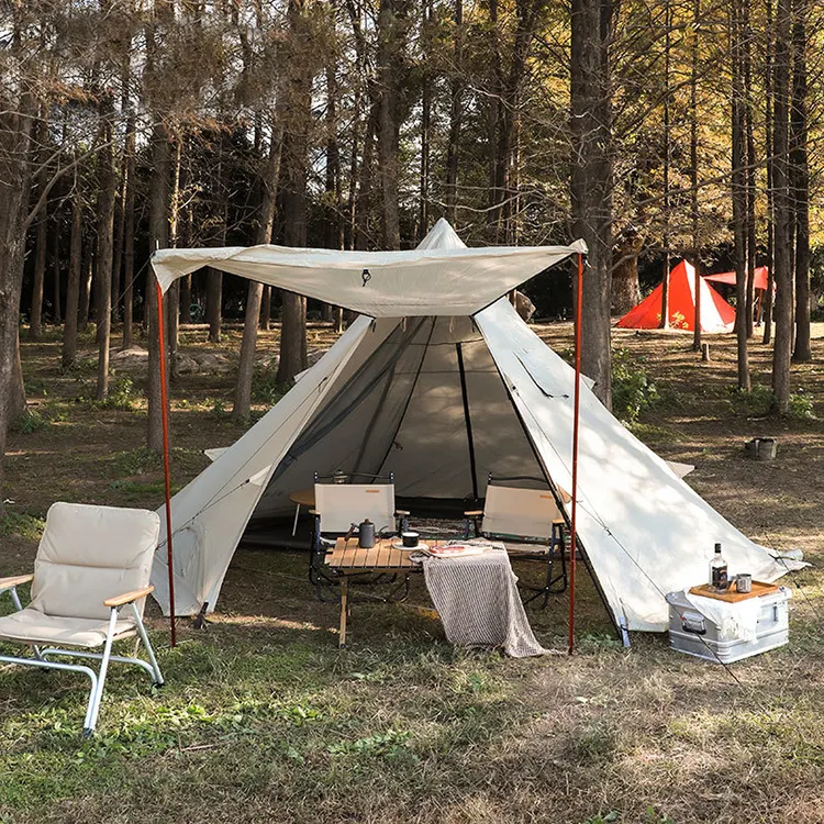 Wasserdichtes Vier-Jahreszeiten-Camping zelt Camping im Freien heißes Zelt Picknick ultraleichtes Familien zelt