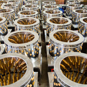 80 gà vịt ngỗng thỏ động cơ lớn Máy tẩy lông công suất nhanh hiệu quả đi lông gia cầm Lò mổ dài - Product Image 2