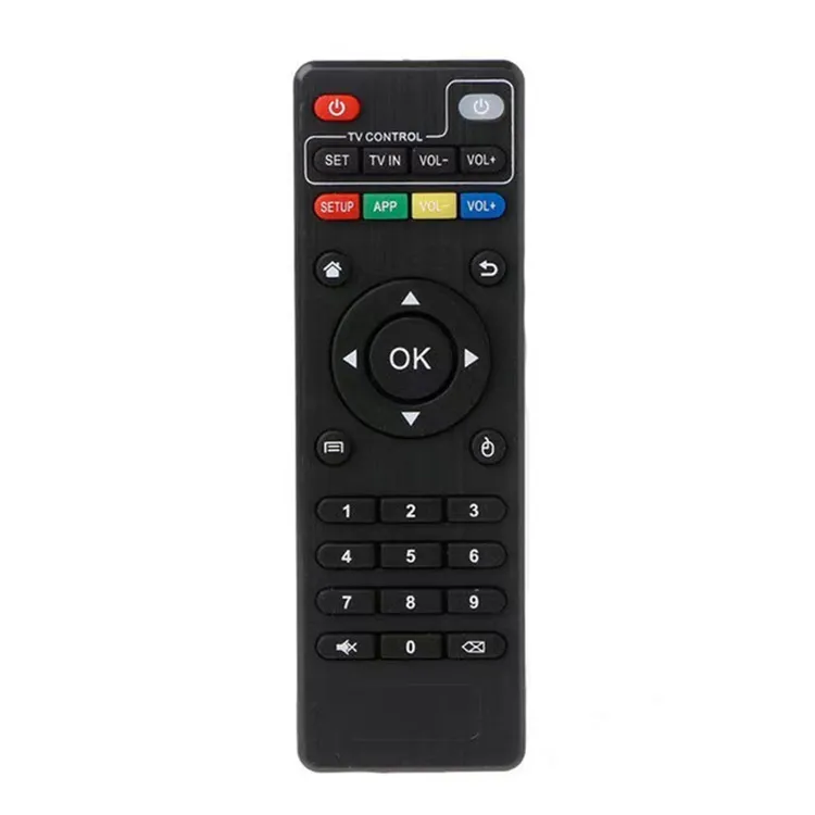Venta caliente Universal Fly mouse teclado TV control remoto para Android TV box Set Top Box Smart TV box x96q x96 mini h96 Max