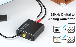 SY Optical Fiber Coaxial <strong>Rca</strong> 3.5mm <strong>Digital</strong> to Analog Audio Converter <strong>Digital</strong> to Analog Audio Adapter