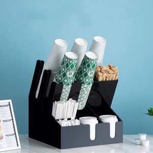 Tùy chỉnh cốc cà phê Giá Cốc Giấy Chủ Acrylic gia vị chủ với 10 ngăn - Product Image 2