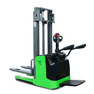 Elektrikli istifleyici 2 ton 4400lbs kapasite maks. Kaldırma yüksekliği 5M akülü stand-on istifleyici elektromanyetik frenleme ile - Product Image 2
