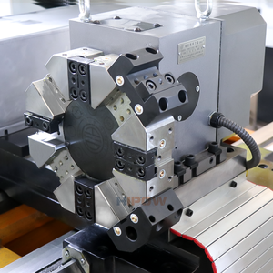 เครื่องกลึง CNC แนวนอนแบบ CK6152พร้อมที่ควบคุม Fanuc เตียงแบนอัตโนมัติงานหนักส่วนประกอบหลักของมอเตอร์ - Product Image 4