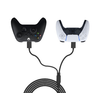 มาใหม่2 In 1 5A 40วัตต์ TYPE-C สายชาร์จสำหรับ PS5 /Xbox ซีรีส์ X/nintendo Swith ควบคุมเกม - Product Image 1