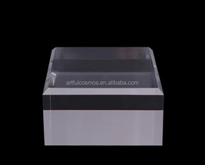 Chất lượng cao tùy chỉnh Trắng Acrylic fanxi khối ODM đồ trang sức bao bì Showcase hiển thị orlv - Product Image 2