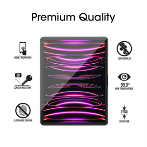 Cao rõ ràng phim 9H chống vân tay 2.5D siêu trong suốt Tempered Glass 0.33 bảo vệ màn hình cho Samsung Galaxy Tab A11 cộng với - Product Image 3