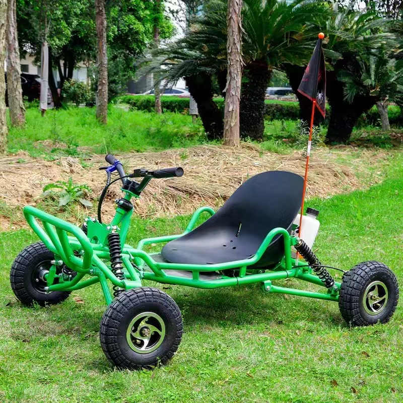 Kid Mini Suspension Handlebar Go Kart - 63CC Off-Road Electric Fun