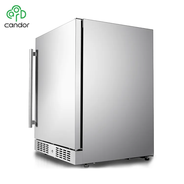 Commercio all'ingrosso della fabbrica di 145L/5.1 cu.ft in acciaio inox costruito in frigoriferi all'aperto cucina frigorifero
