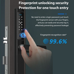 ล็อคลายนิ้วมืออัจฉริยะพร้อม IP66กันน้ำรองรับโหมดเปิดตามปกติปลดล็อคคีย์/IC card/ ลายนิ้วมือ/รหัสผ่าน - Product Image 3