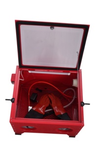 Üst-yükleme tezgah üstü kumlama dolabı 40-80 PSI güç 90L kapasiteli pas kaldırma aşındırıcı Blast kabine - Product Image 6