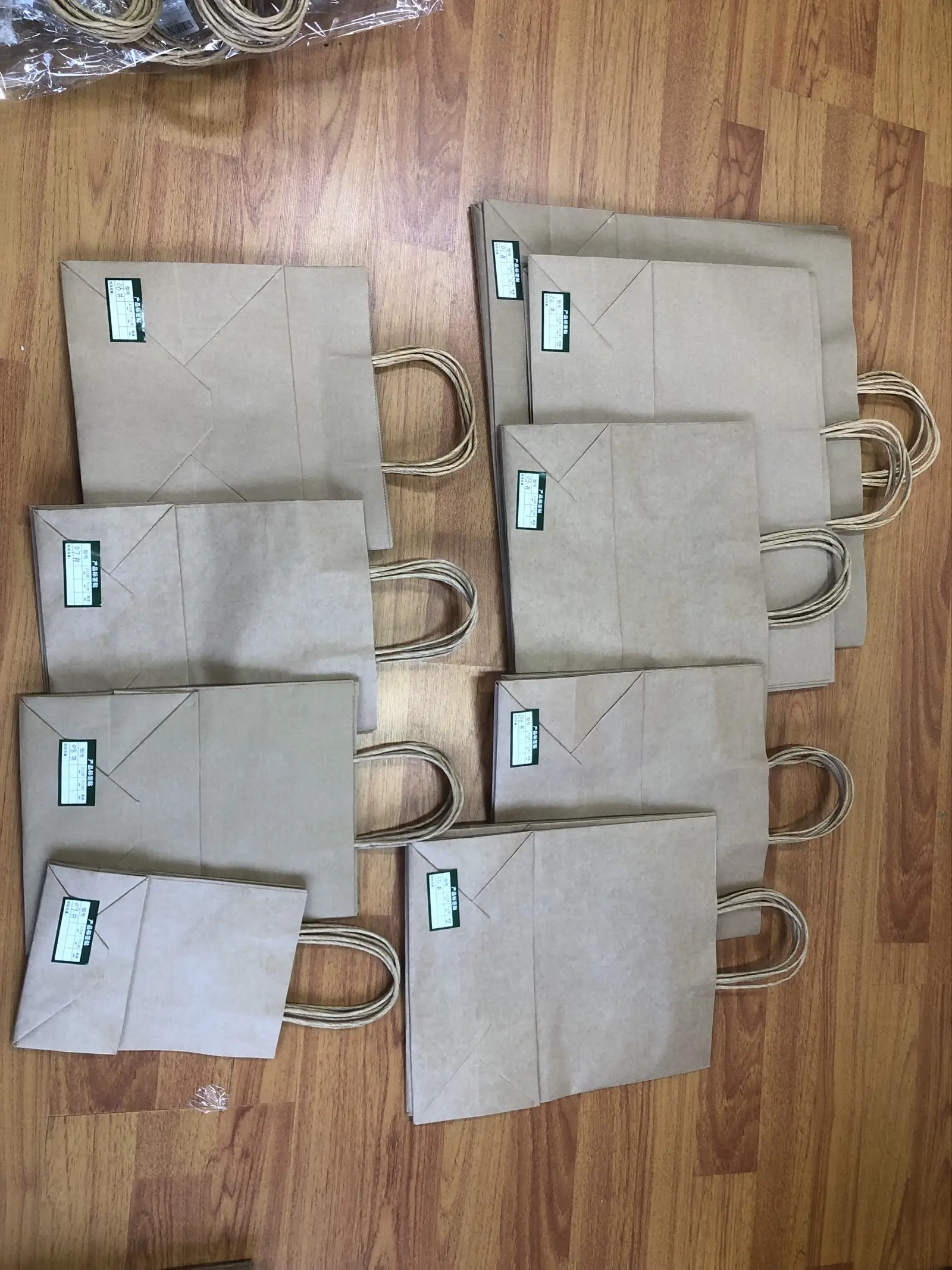 kraft paper bags with clear window and zipper