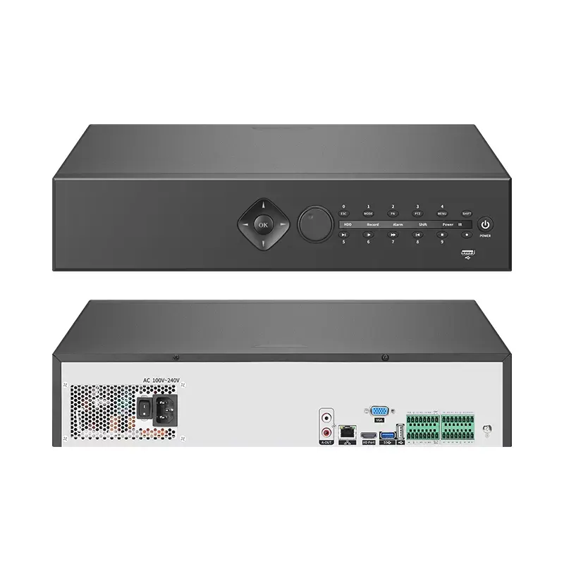 Cámara de Videovigilancia IP NVR de 64 canales, 4K, H.265, Cctv, grabadora de vídeo de red