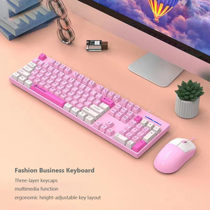 Multiple Color Water Resistant Wired USB Heavy-duty High-end Rainbow LED Backlit <strong>Computer</strong> Business RGB Gaming <strong>Keyboard</strong> and <strong>Mouse</strong> - Product Image 3