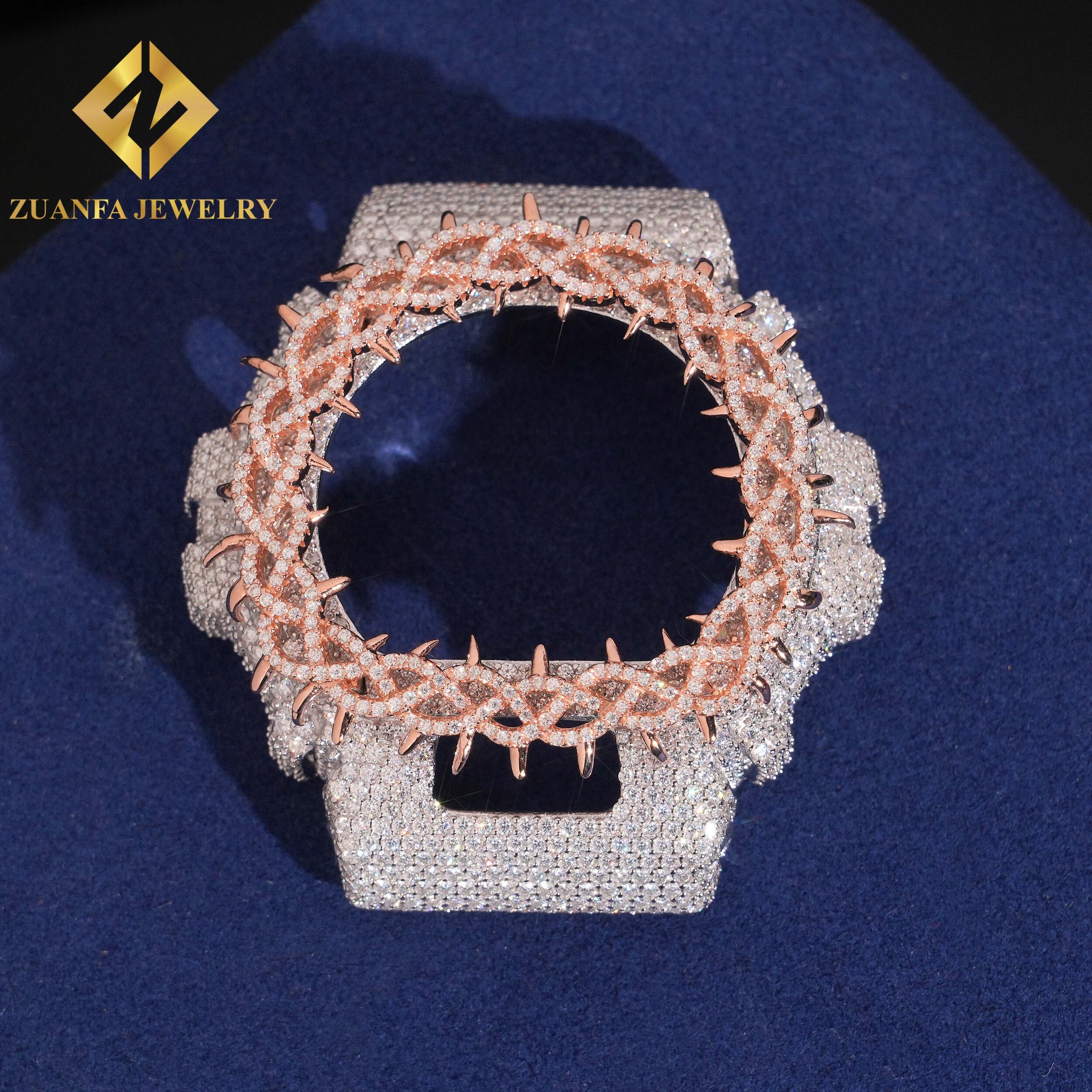 Silver with Rose gold