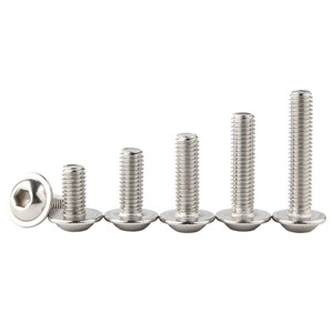 Sujetadores M2 M4 Cabezal de botón de brida galvanizada Sujetador de panel de estilo hexagonal con tornillo de máquina de arandela - Product Image 4