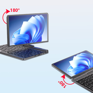 DJS Tech Tablet dizüstü 2-in-1 8-inch mini küçük boy öğrenci iş ofis ışığı rotasyon için taşınabilir kitap desteği - Product Image 3