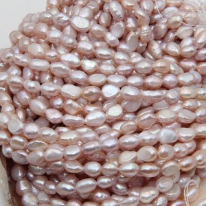 Chất lượng cao ngọc trai nước ngọt màu hồng gạo Nugget hạt tự nhiên Baroque Ngọc Trai Đá quý hạt đối với trang sức làm với giá bán buôn - Product Image 3