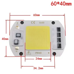 Driverless 20W 30W 50W <span class=keywords><strong>LED</strong></span> COB đèn chip thông minh AC 110V 220V IC <span class=keywords><strong>LED</strong></span> hạt cho Diy Đèn Pha <span class=keywords><strong>Led</strong></span> mô-đun - Product Image 2