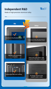 PC de panel industrial integrado impermeable de alta resistencia a los golpes certificada con entrada de 10,1 Inc12-36VDC Hmi Linux gana Android IP65 - Product Image 5