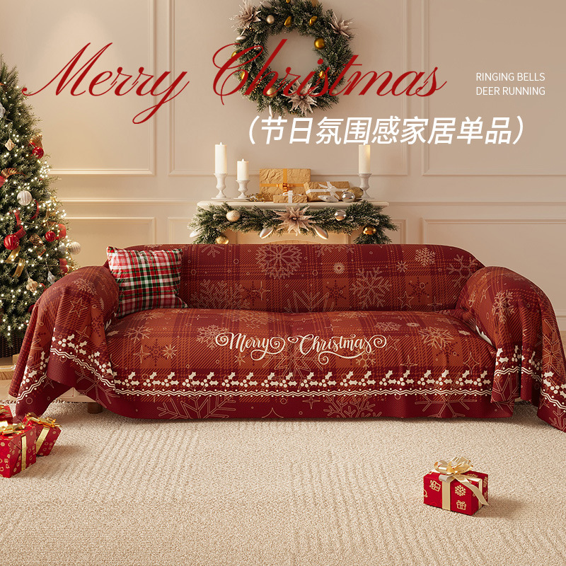 Red Christmas plaid