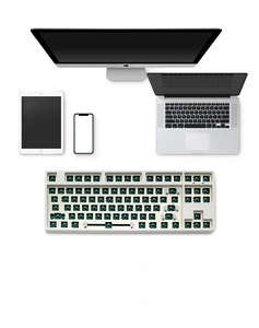 2.4G Wireless 3-mode Customized Mechanical <strong>Keyboard</strong> Kit 87 Keys BT 5.0 Wired RGB Lighting <strong>Keyboard</strong> Kit Hot Swap - Product Image 2