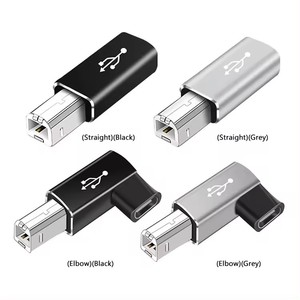 <strong>USB</strong>-C Female to <strong>Printer</strong> Male <strong>USB</strong> Type C to Midi <strong>USB</strong> B Connector Support Data Sync for <strong>Printer</strong> Scanner Fax Machine Piano - Product Image 1