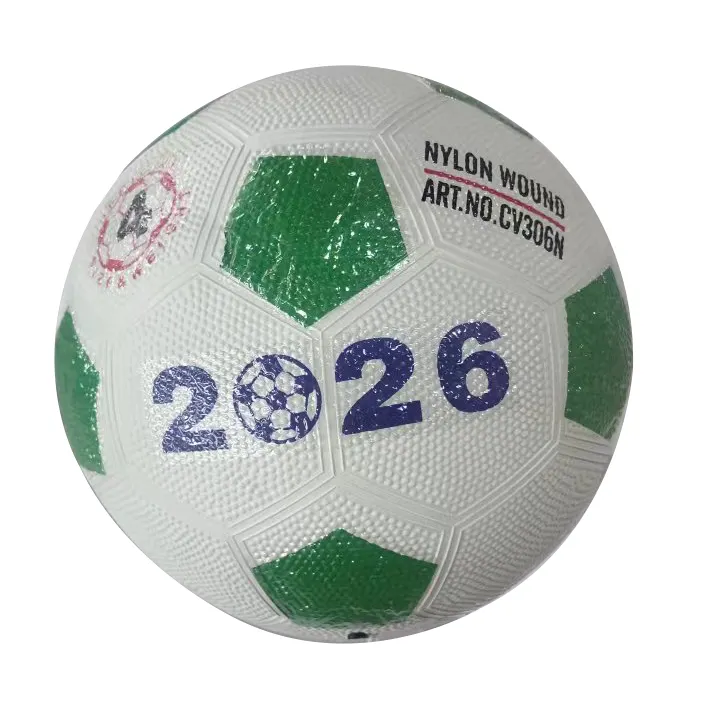 Factory Wholesale Rubber Bladder Sporting Goods Custom Soccer Balls Size 3 4 5 Rubber Football Soccer