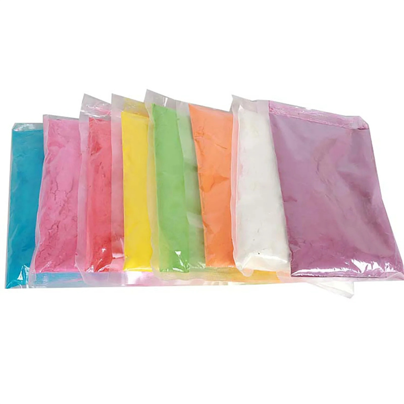 Rosa, verde, azul, amarillo, blanco