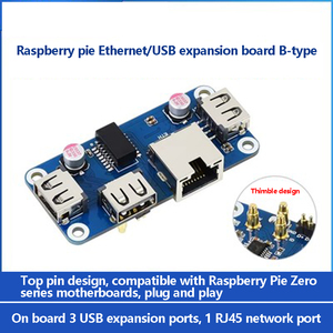 USB HUB HAT (B) for <strong>Raspberry</strong> <strong>Pi</strong> Series, 4x USB 2.0 Ports Specialized Pogo Pin for Zero Series Custom PCB Vcr Mainboard Pcba - Product Image 6