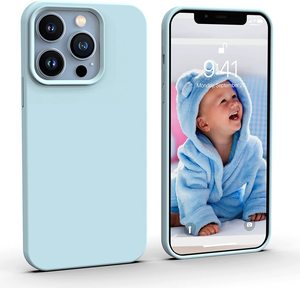 Su geçirmez yumuşak çizilmeye dayanıklı durumda ultra ince mikrofiber astar mat sıvı silikon iPhone için sevimli kapak 14 Pro telefon kılıfları - Product Image 5