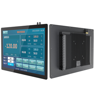 Monitor de pantalla táctil LCD IP65 de 15,6 pulgadas con computadora incorporada Pantalla táctil resistente al agua Pantalla ancha de rejilla industrial