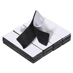 Sujetador adhesivo personalizado de fábrica, multiusos, ajustable, cinta adhesiva de nailon con gancho y bucle, rectángulos cuadrados con esquinas redondeadas - Product Image 3